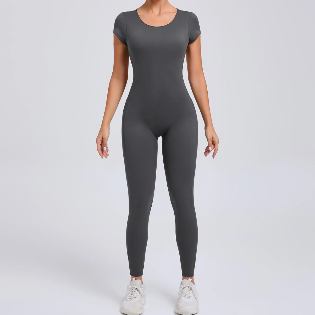 Women’s Open-Back Performance Yoga Jumpsuit