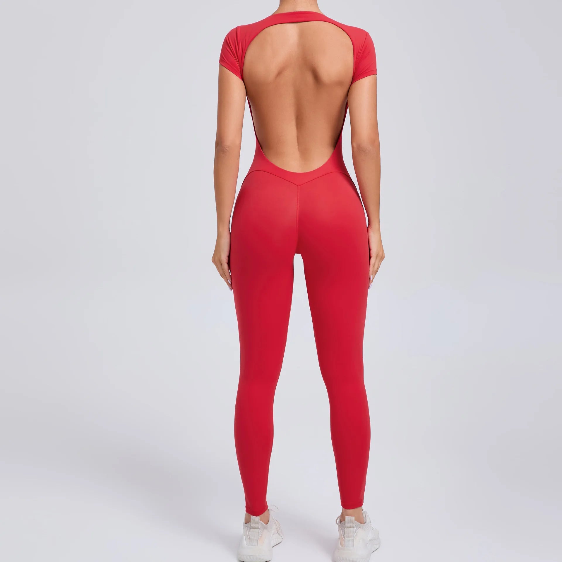 Women’s Open-Back Performance Yoga Jumpsuit