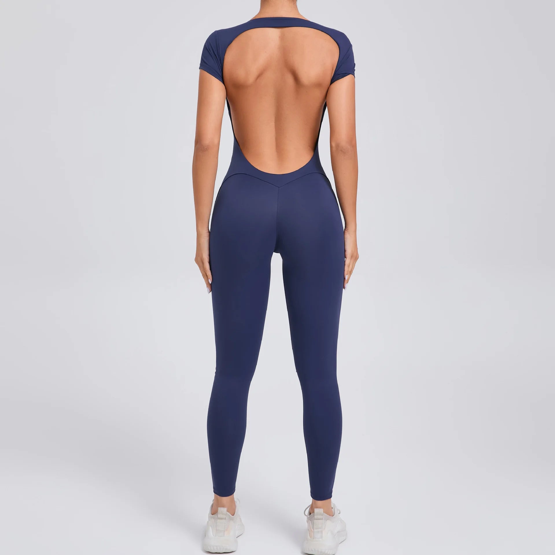Women’s Open-Back Performance Yoga Jumpsuit