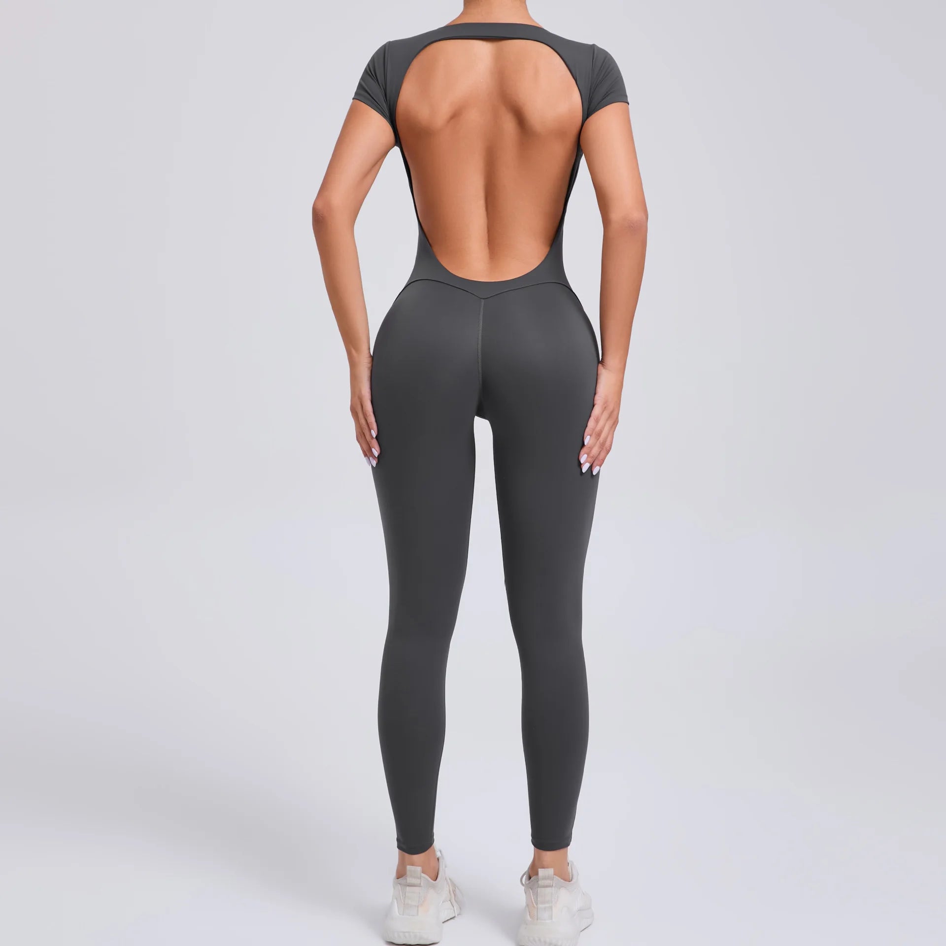 Women’s Open-Back Performance Yoga Jumpsuit