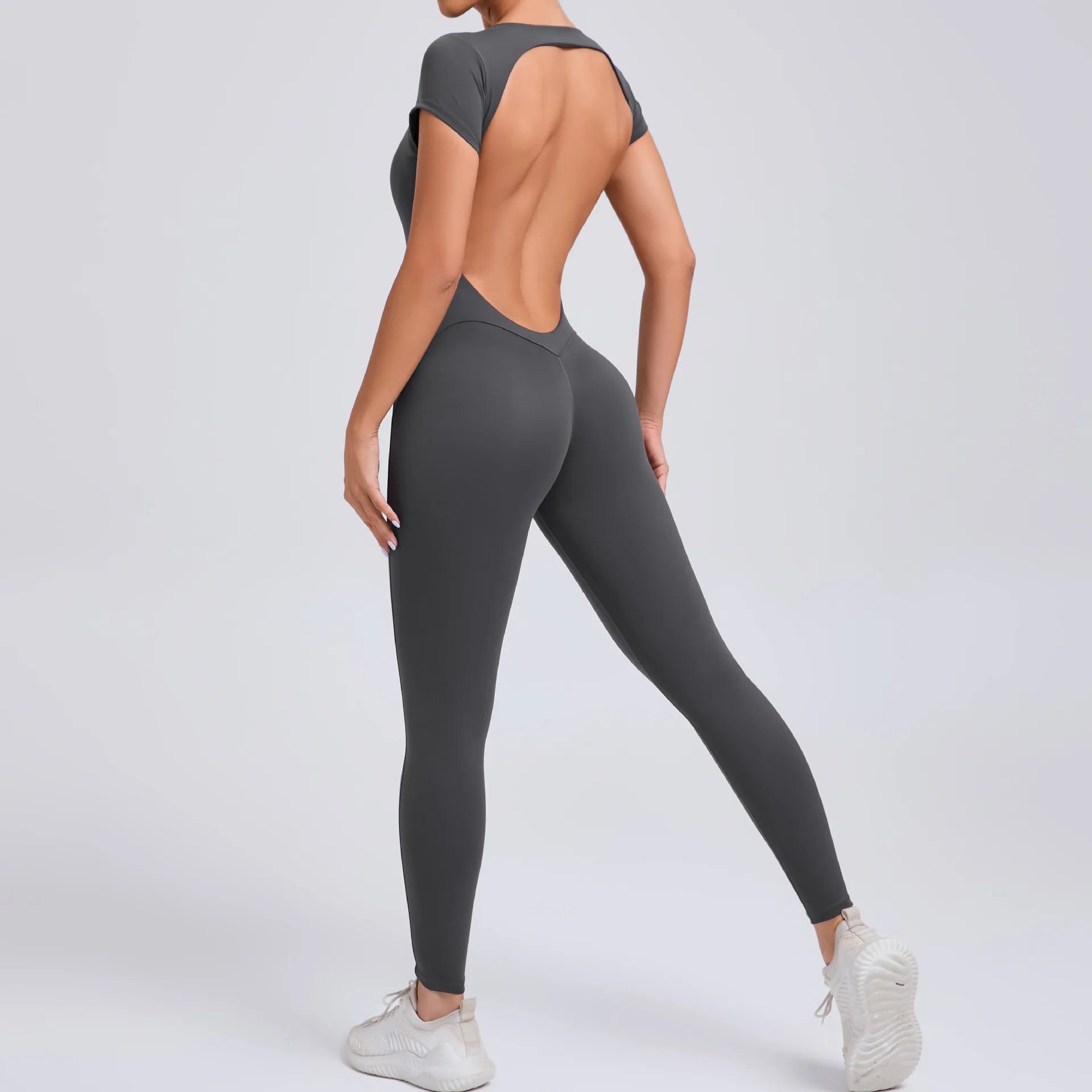Women’s Open-Back Performance Yoga Jumpsuit