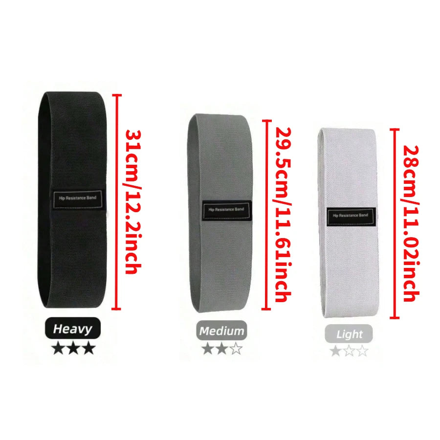 Fabric Resistance Bands for Glutes & Thighs